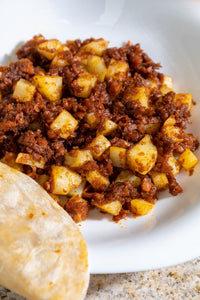 Chorizo con papas